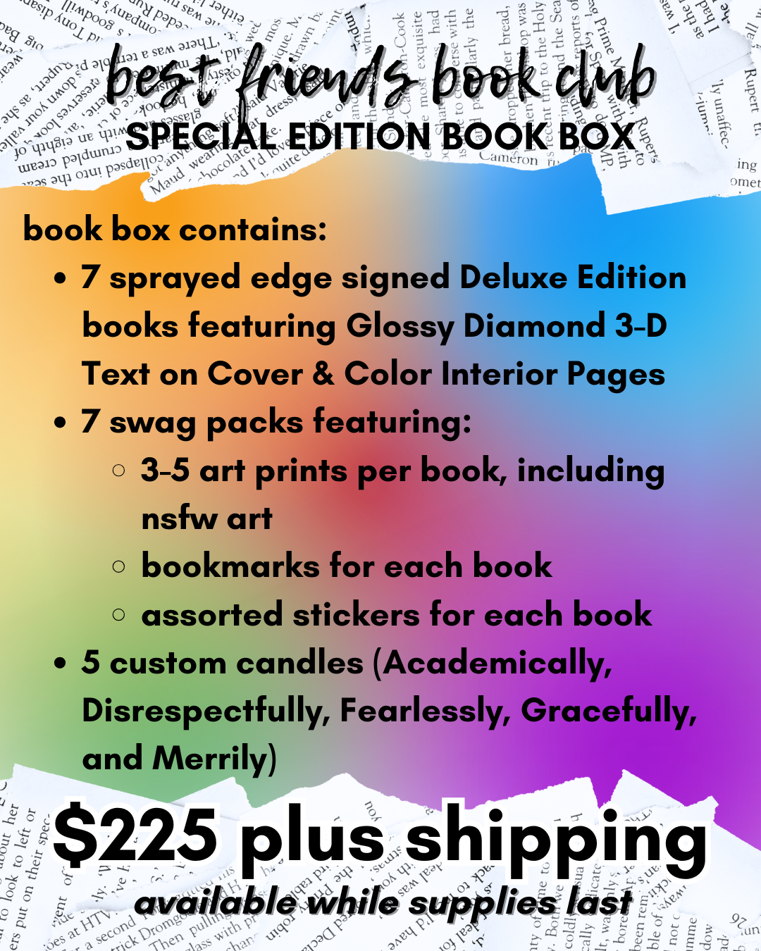 Best Friends Book Club Deluxe Edition Box